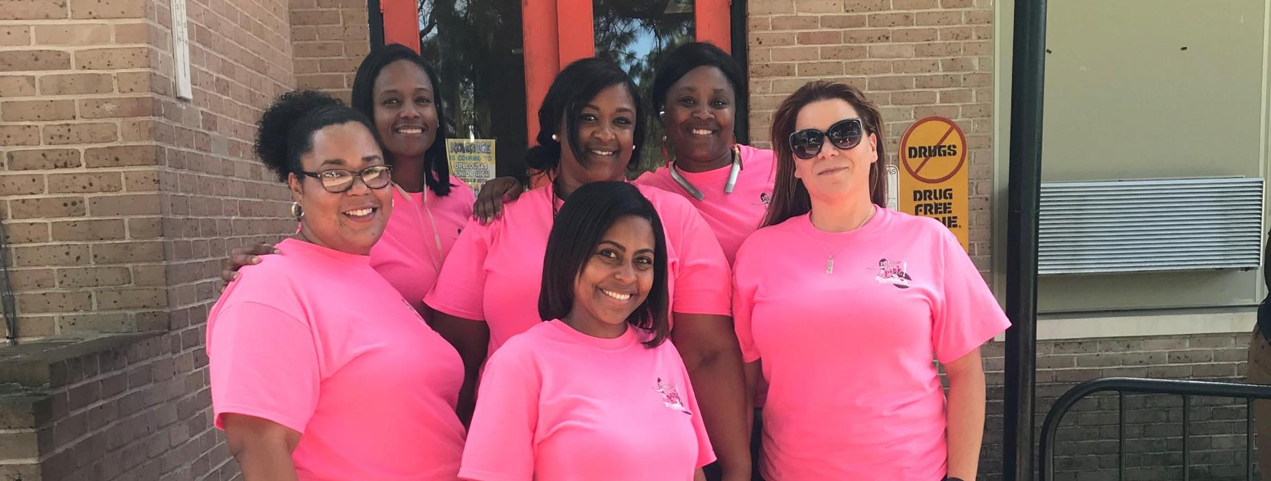 OJ Staff pink out for cancer awareness