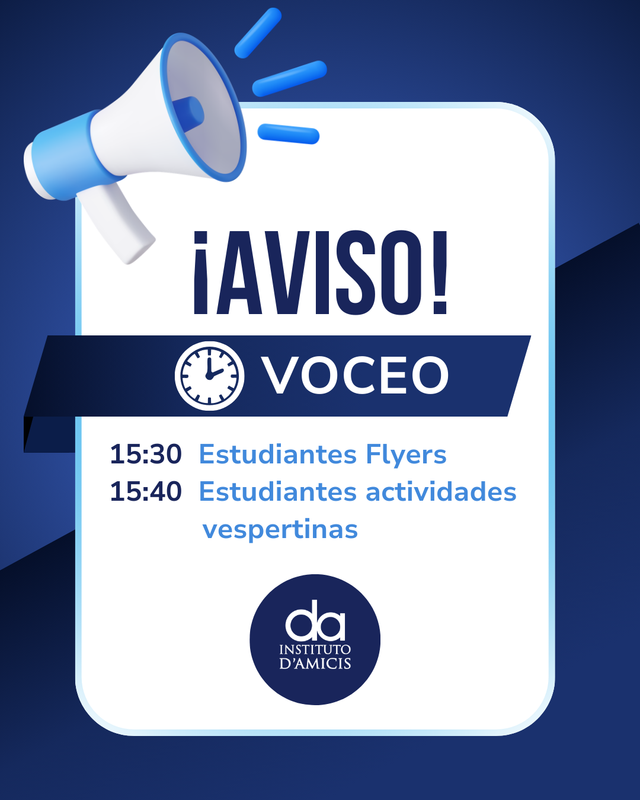 Horarios de Voceo Featured Photo