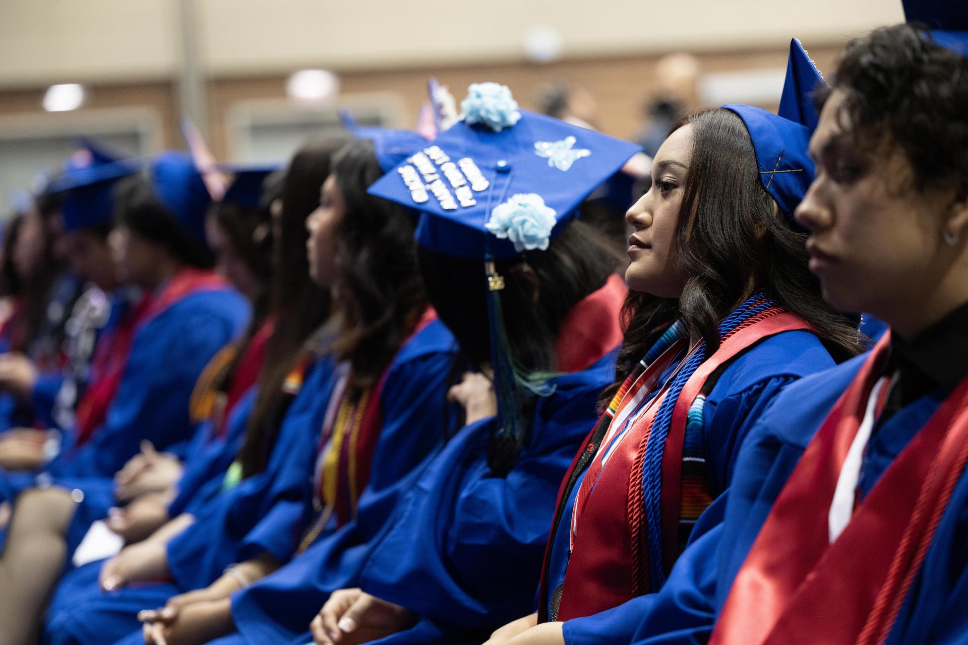 IHSCA graduates celebrating at graduation