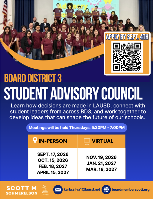 Student Advisory Council (Apply now) Featured Photo