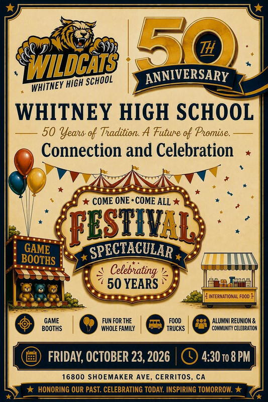 50th anniversary flyer