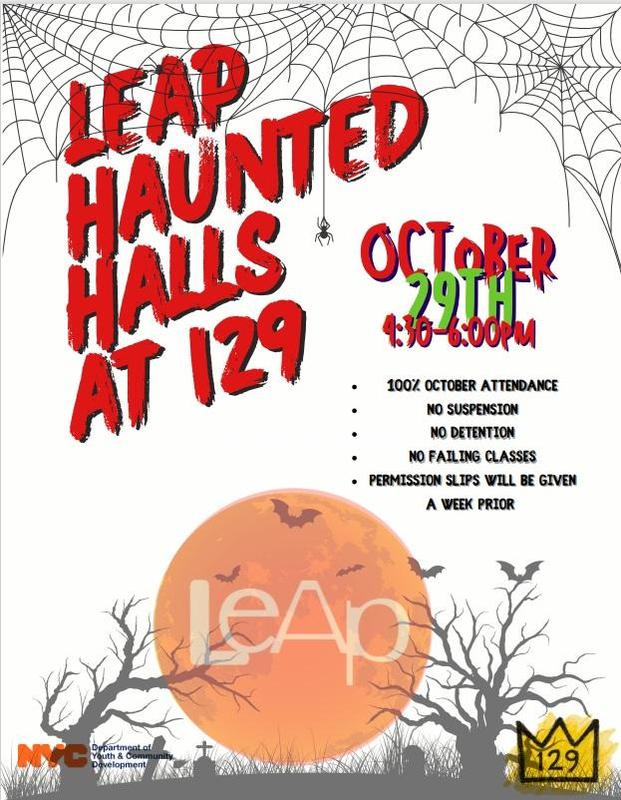 haunted halls flyer