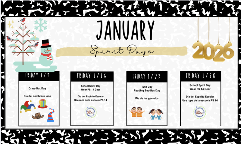 january spirit days
