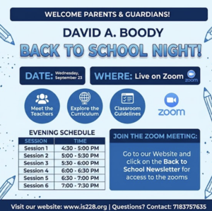 Back to School Night