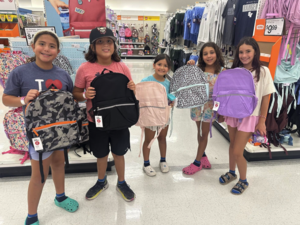 Indian Springs ES students donate backpacks