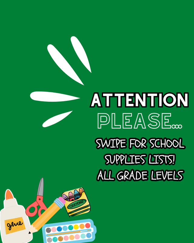 School Supply Lists Thumbnail Image