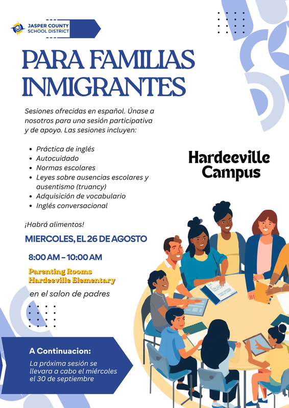 ¡Familias inmigrantes, esta sesión es para ustedes! 💙 Featured Photo