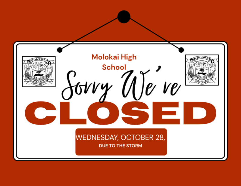 School Closed graphic for 10/28/26