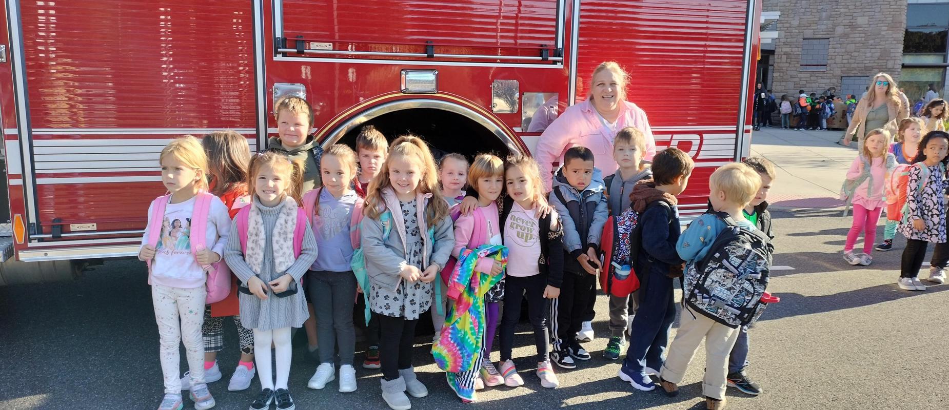 fire safety week at pes