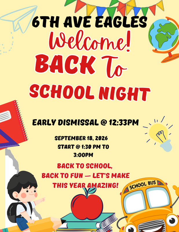 BACK TO SCHOOL NIGHT!