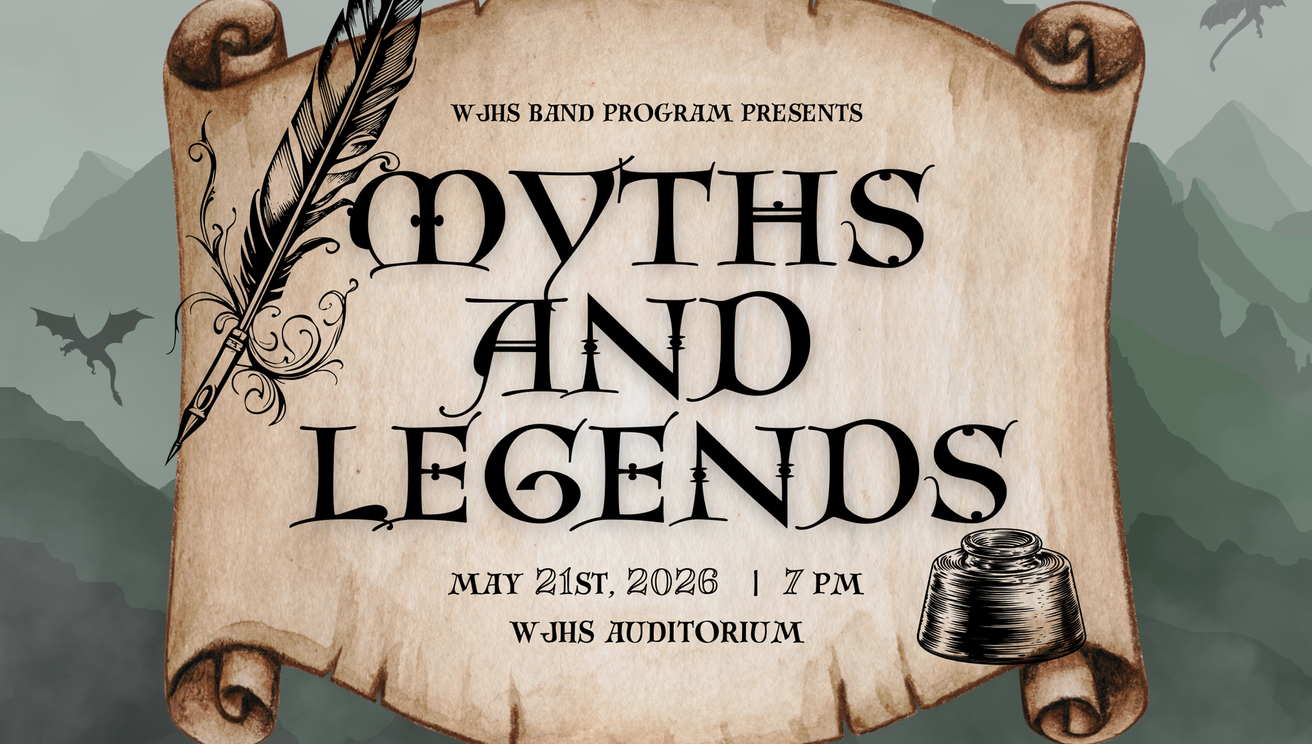 Band presents Myths and Legends