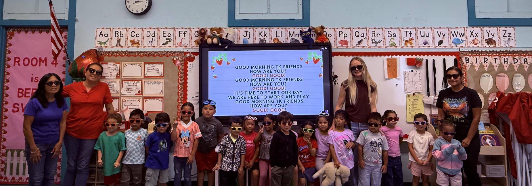 Back to school TK/TKCC class