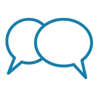 icon of speech bubbles