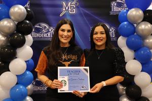 February Teacher of the month is Tanya Salinas, 3rd grade teacher at Gorena Elementary.