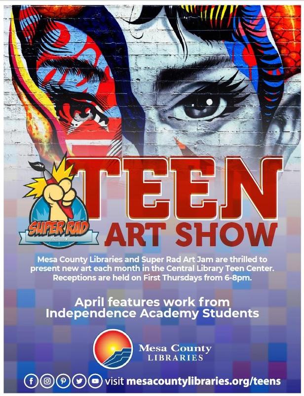 IACS photography students are featured during April at the downtown public library branch. The opening reception is today, April 2nd at 6pm.