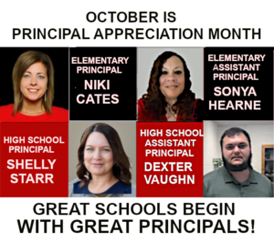 SAISD Principal Appreciation October 2025-26