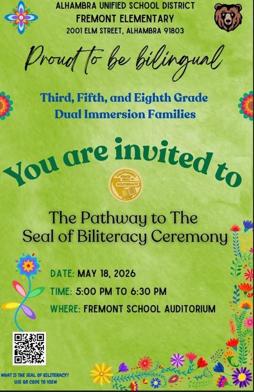 DLI Biliteracy Portfolio Day--Monday, May 18th at 5pm Featured Photo
