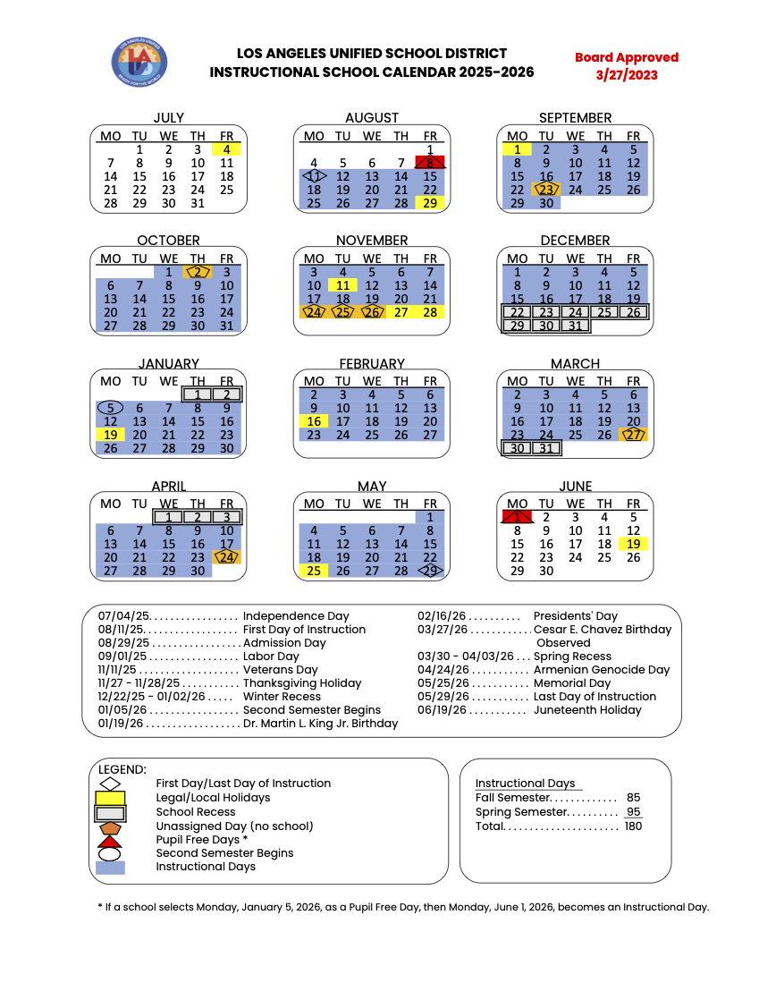 Ivanhoe bell schedule 2024-25