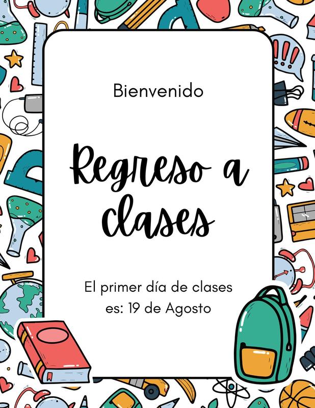 First Day of School Spanish