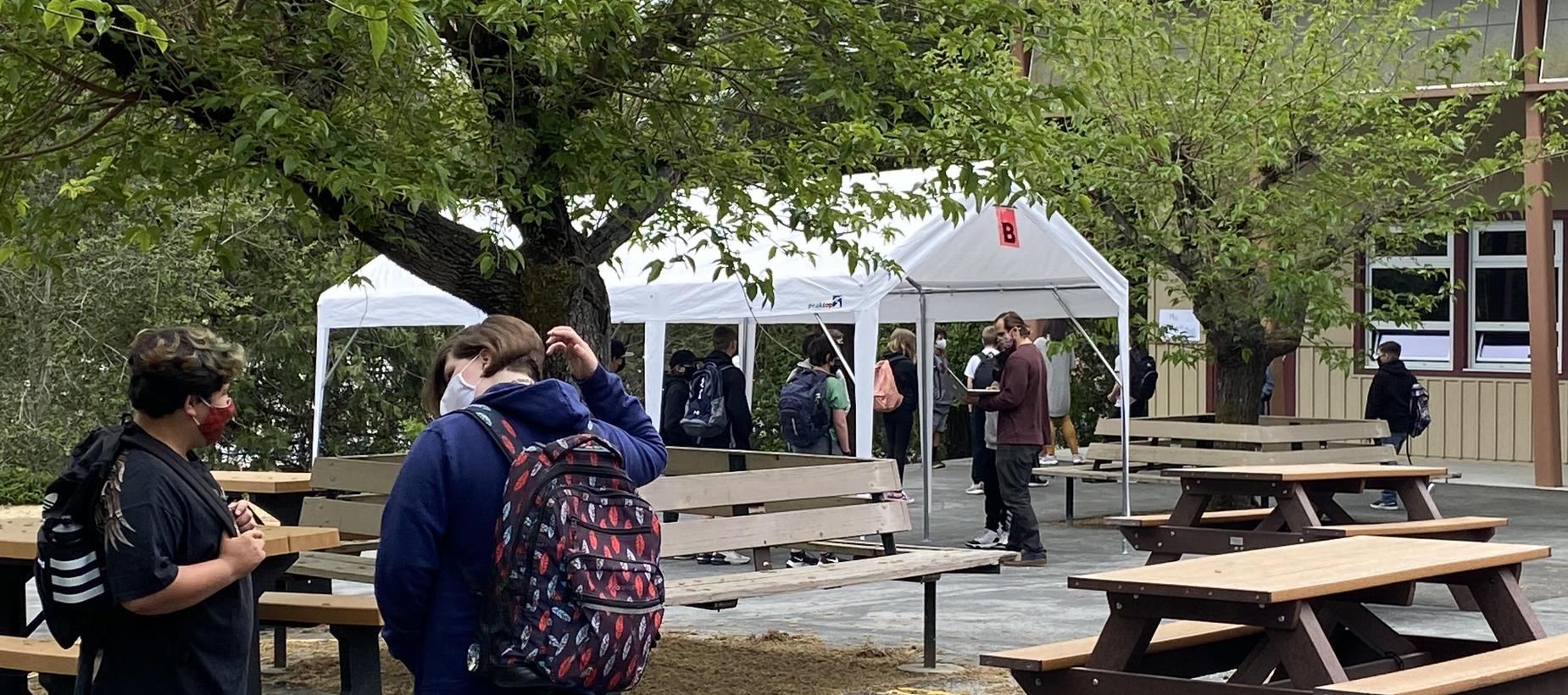 6th graders return to campus