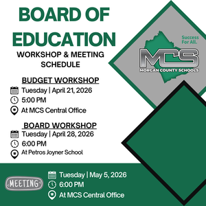 Upcoming BOE Workshop & Meeting Information