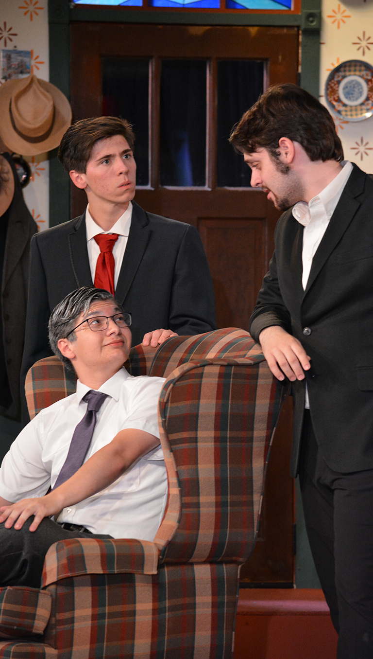 OLSH students perform the play "You Can't Take it With You"