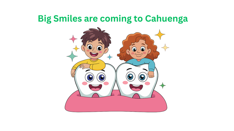 Two kids and two teeth