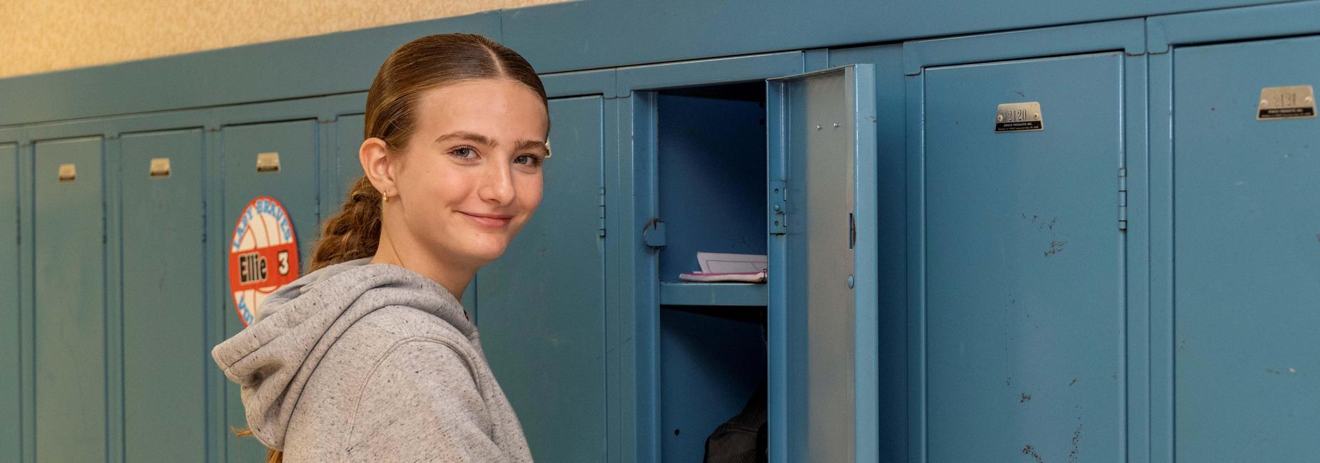 kid at locker