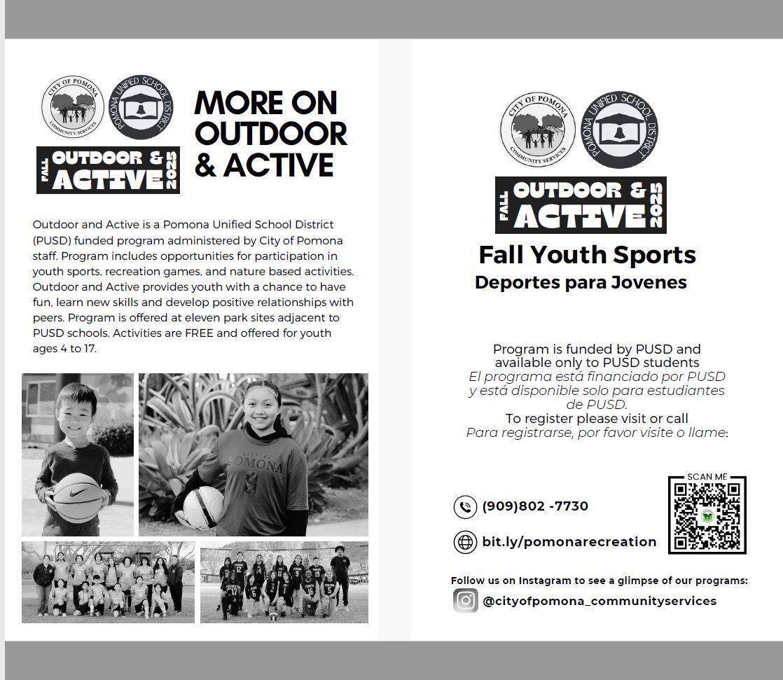 Fall Youth Sports Booklet - City of Pomona