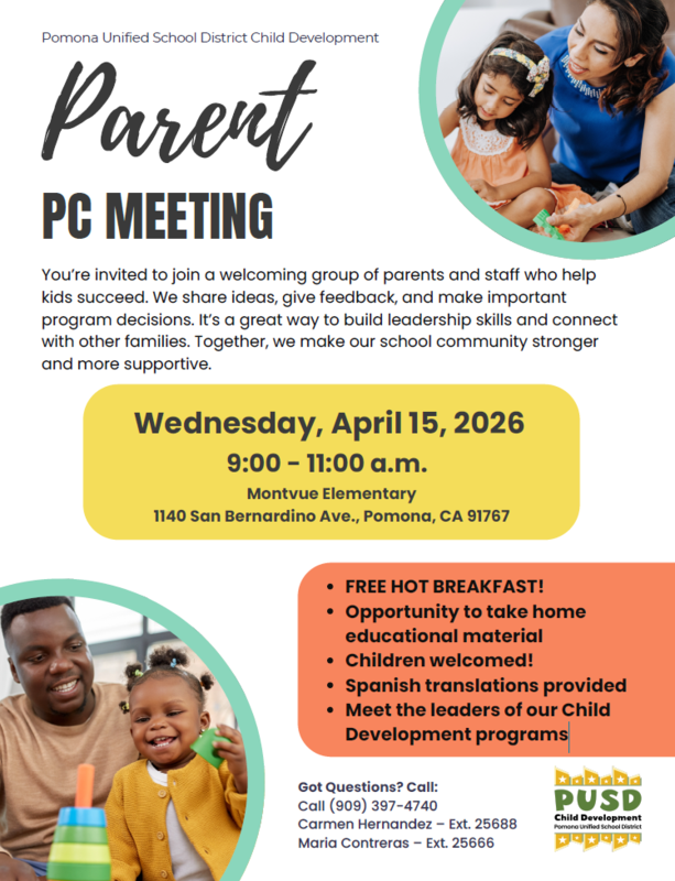 pc meeting flyer english