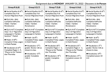 Assignment Sheet
