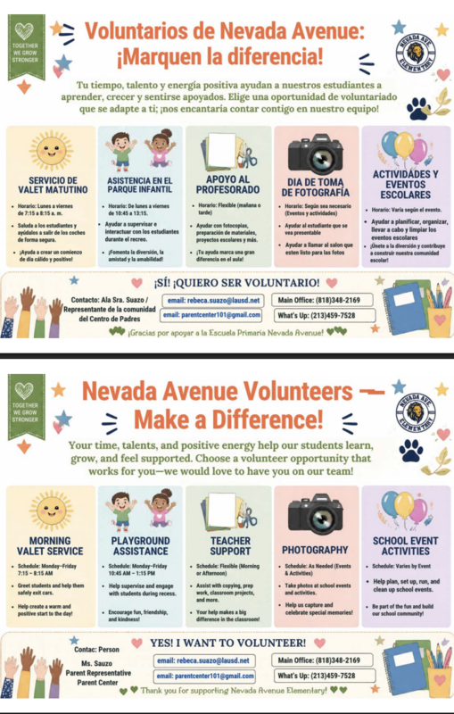 Nevada Avenue Volunteers/ Voluntarios de Nevada Avenue Featured Photo
