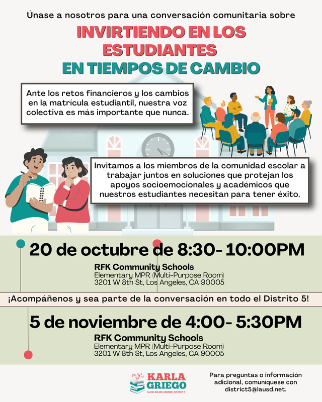 Flyer for Meeting