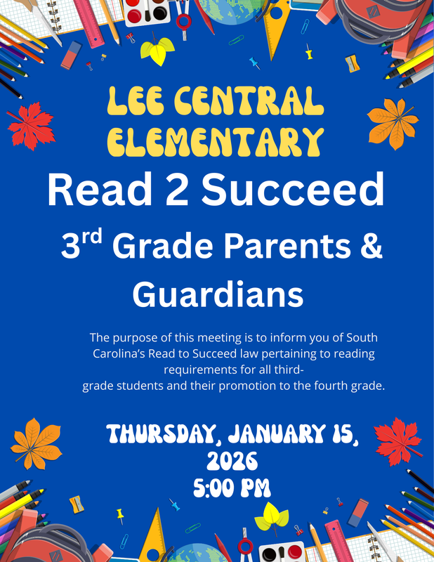 3rd Grade Read 2 Succeed Parent Meeting