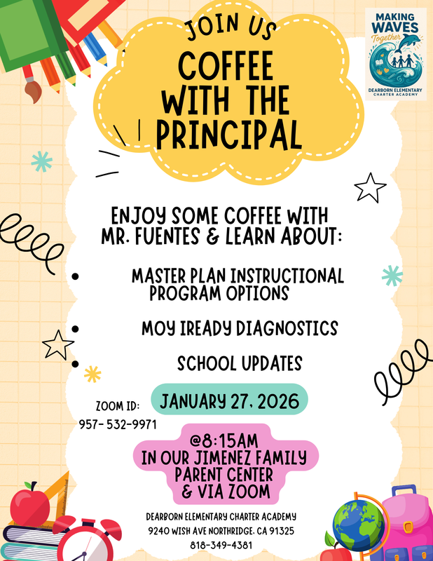 Coffee with the Principal 01/27/26