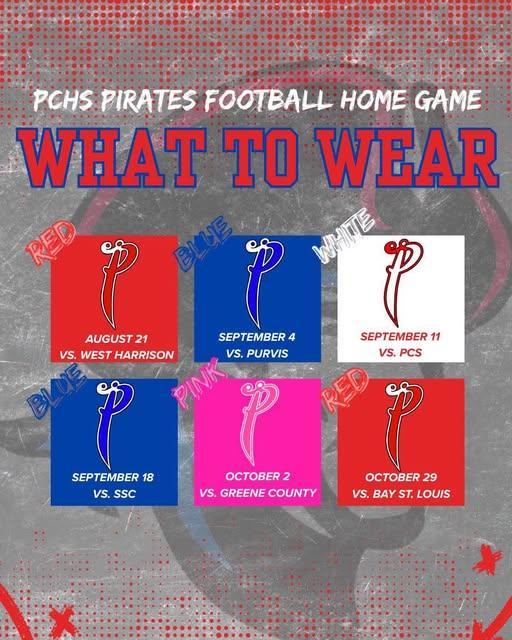 RISE & SHINE, Pirate Nation!  TOMORROW IS GAME DAY! Wear PIRATE BLUE!!