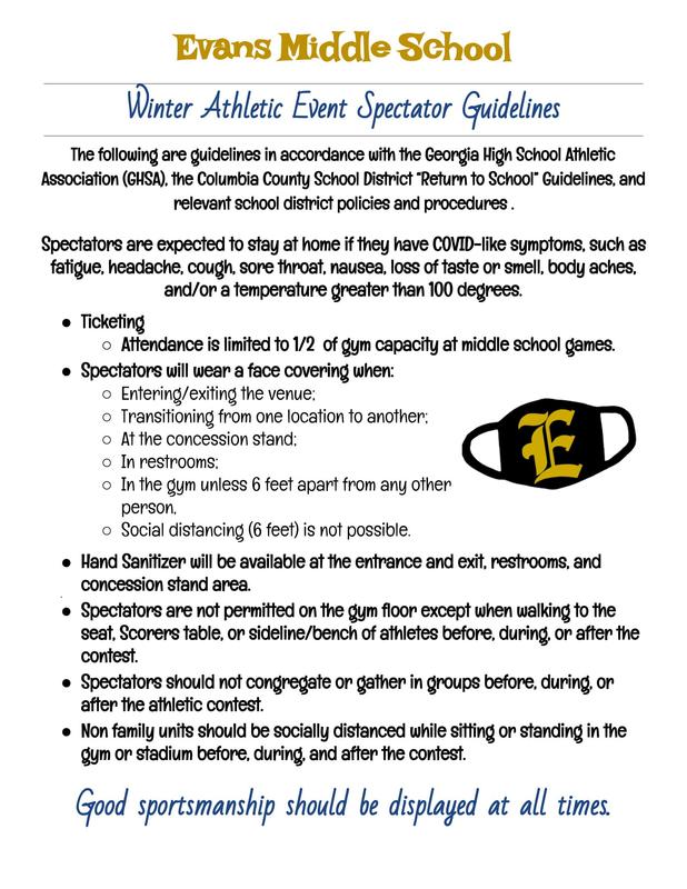 EMS Winter Athletic Guidelines