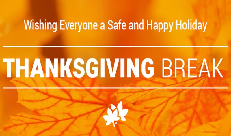 Thanksgiving Break Featured Photo