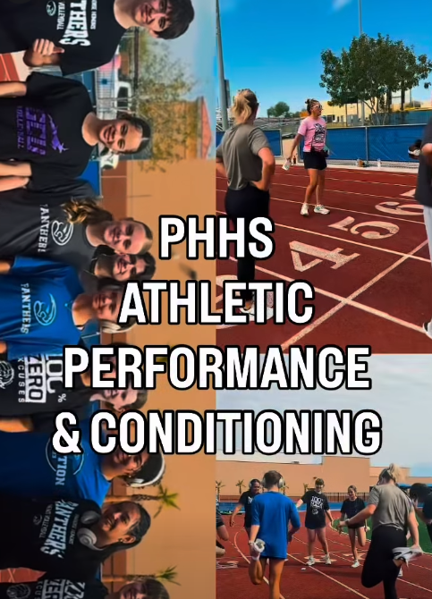 photo of students on a track