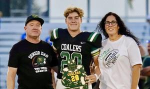 Coalers honor senior football player