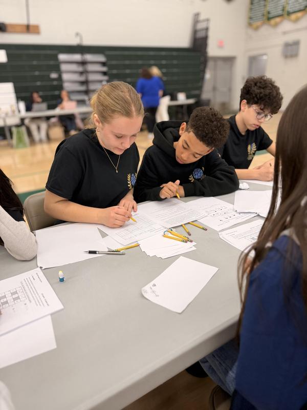 Working together as a team!