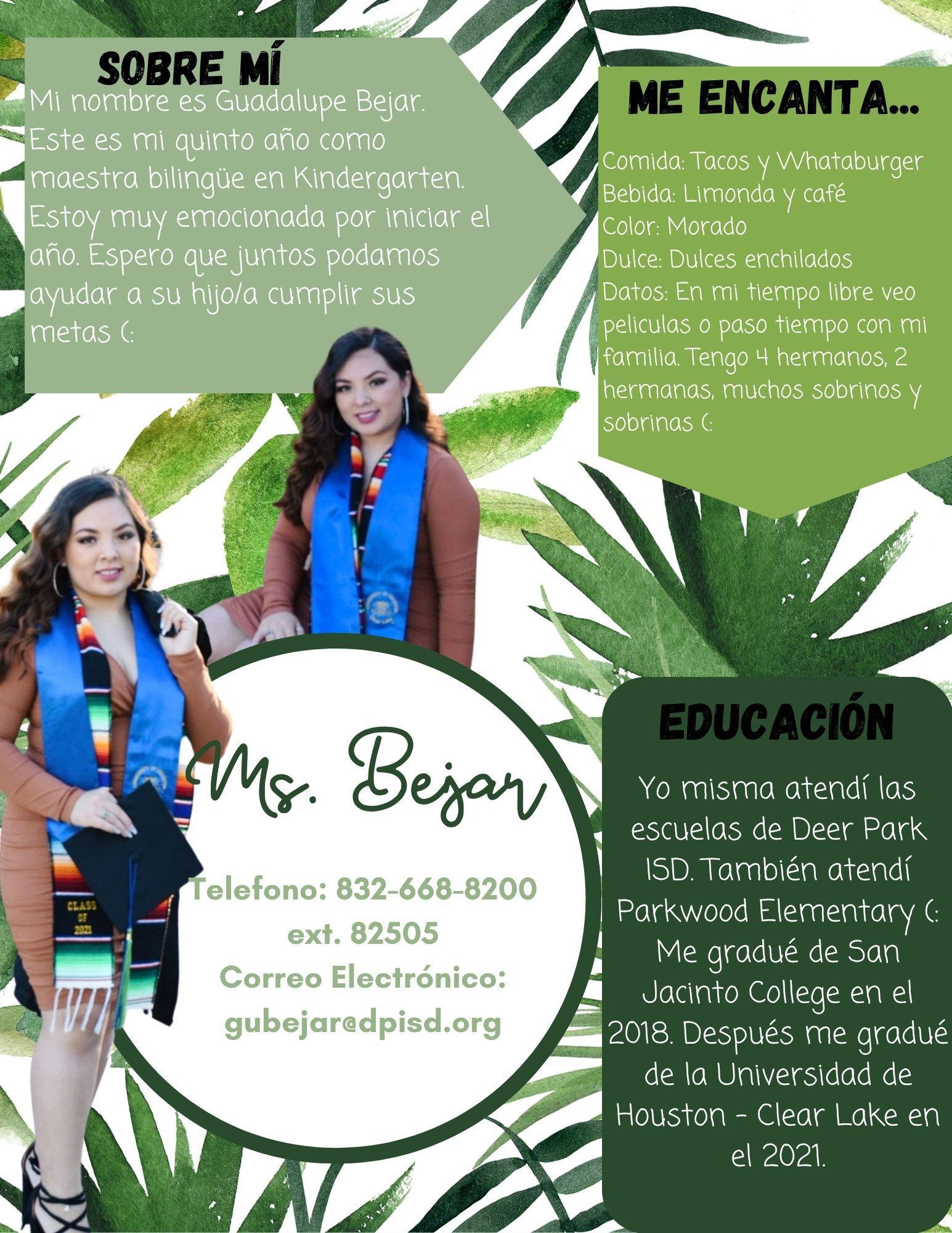 Acerca de mí/About me – Guadalupe Bejar – Parkwood Elementary, image size:1545x2000