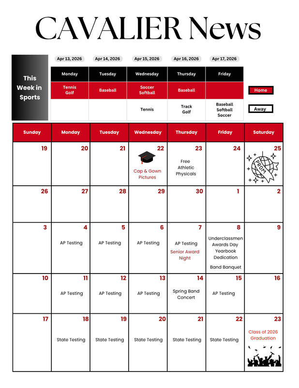 Cavalier News 4-12-26 Featured Photo