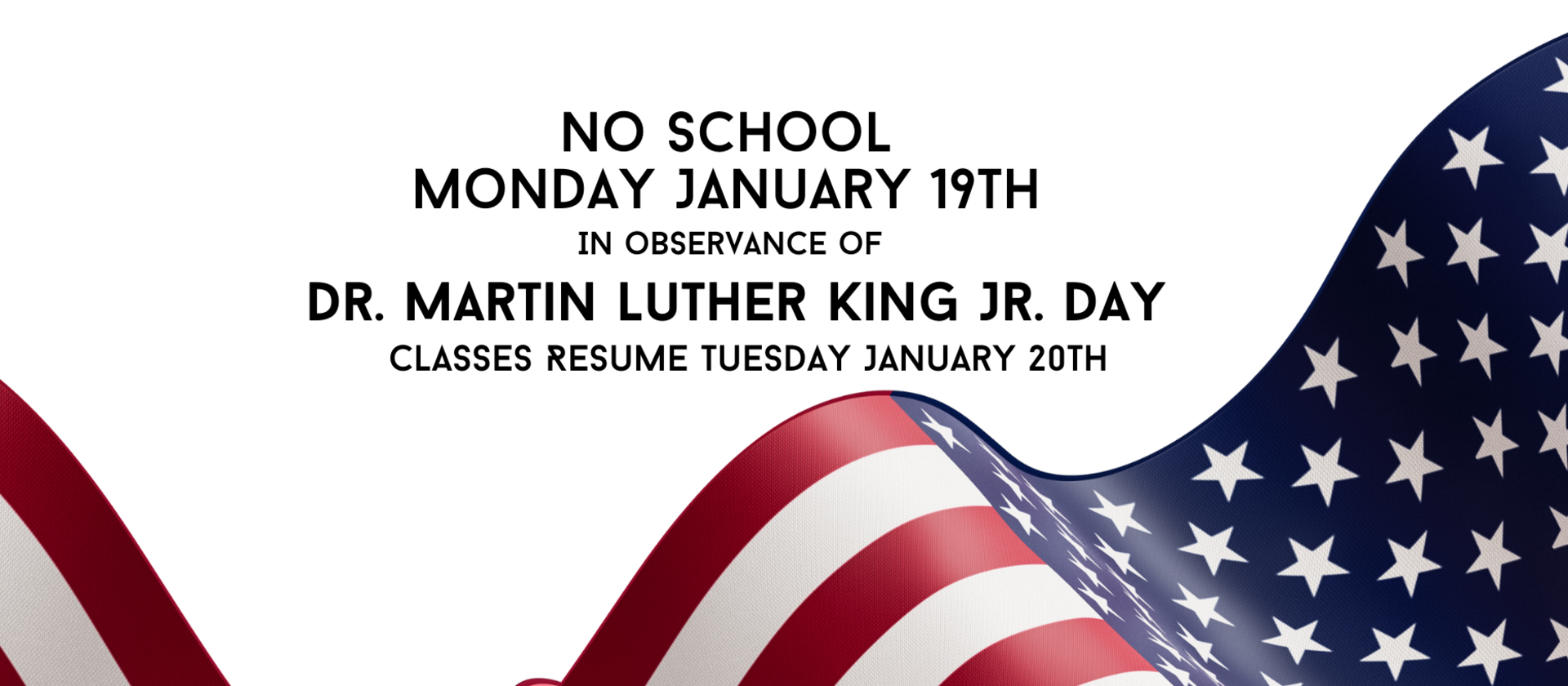 Observance of Dr. Martin Luther King Jr. Day 1/19/2026