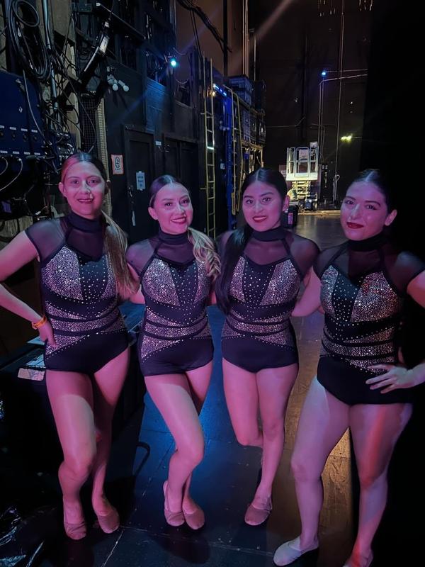 at competitions students in dance wear