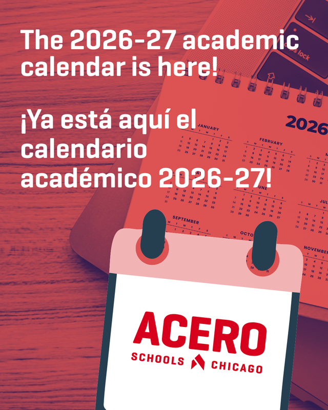 Graphic of a calendar with text overlay "the 2026-27 academic calendaR IS HERE"