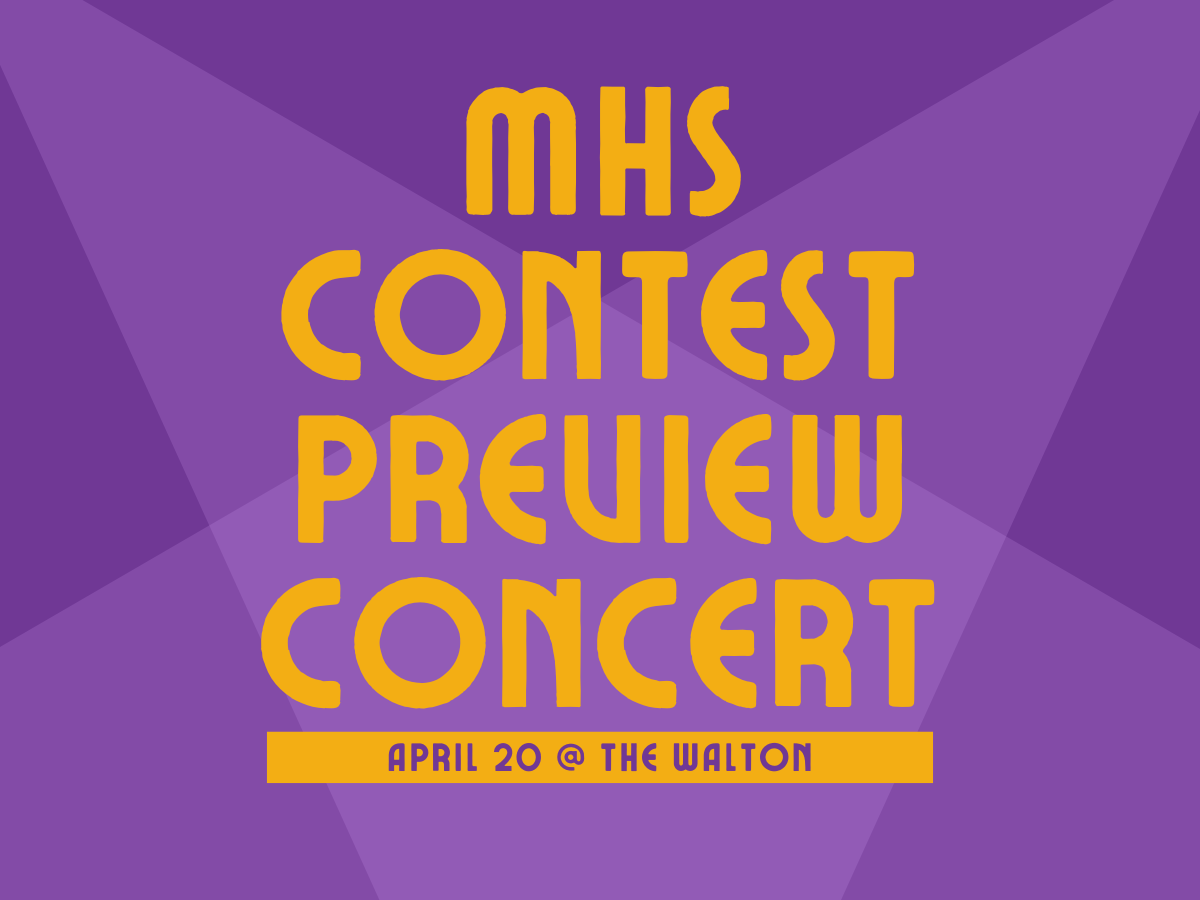 promo graphic - MHS bands contest preview concert