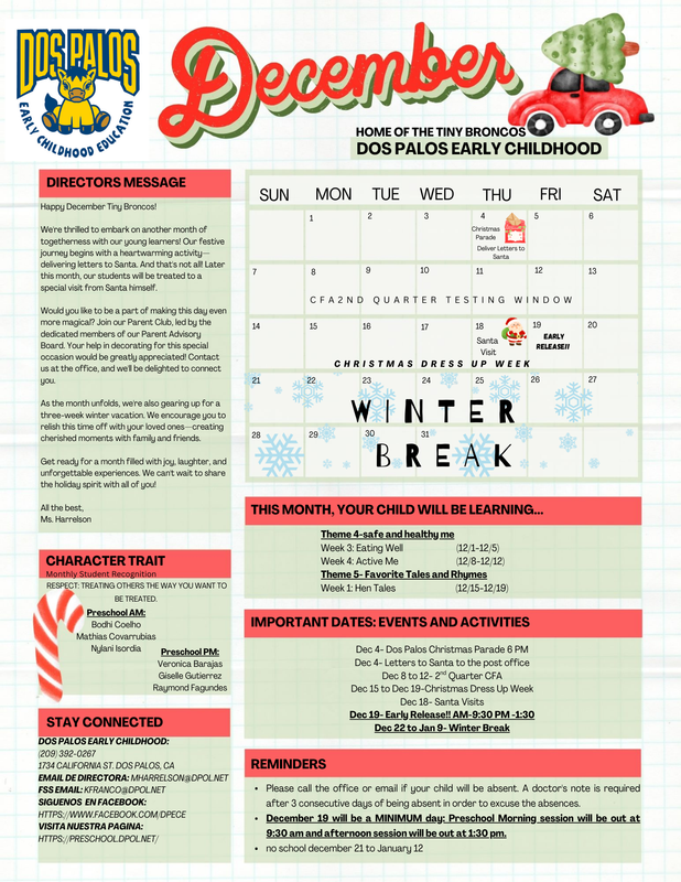 December Newsletter!