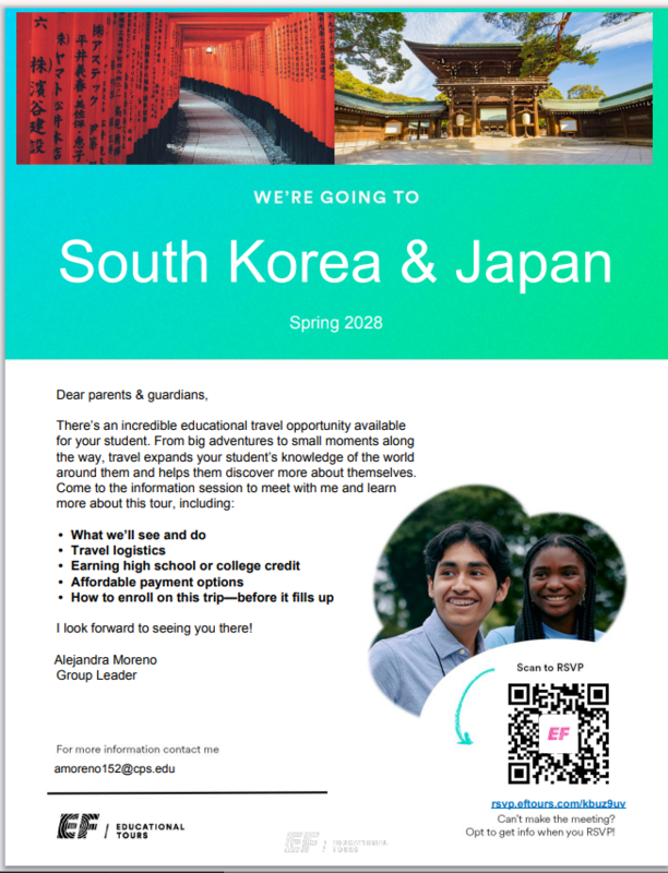 Info Session for Senior Trip 2028! Featured Photo