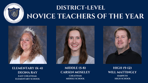 District-level Novice Teachers of the Year